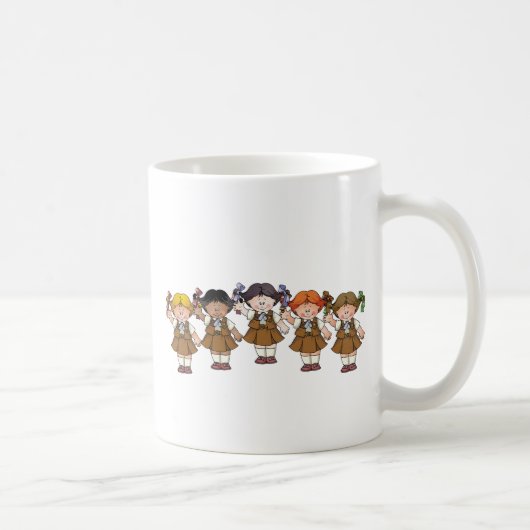 Schokoladenkuchen-Gruppe Kaffeetasse (Rechts)