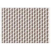 Schokoladenkuchen, handgeschnitzte Creme Slice Des Tischdecke (Vorderseite (Horizontal))