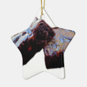 Schokoladenkuchen Keramik Ornament (Links)