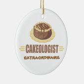 Schokoladenkuchen Keramikornament (Rechts)