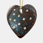 Schokoladenkuchen Keramikornament (Links)