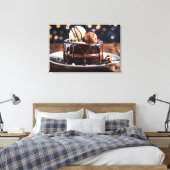 Schokoladenkuchen Leinwanddruck (Insitu (Schlafzimmer))