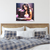 Schokoladenkuchen Leinwanddruck (Insitu (Schlafzimmer))
