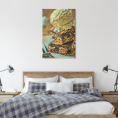 Schokoladenkuchen Leinwanddruck (Insitu (Schlafzimmer))