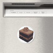 Schokoladenkuchen Magnet (In Situ (Geschirrspüler))