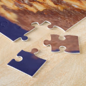 Schokoladenkuchen mit glücklichen Geburtstagskanda Puzzle (Seite)