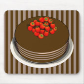 Schokoladenkuchen Mousepad (Vorne)