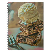 Schokoladenkuchen Notizblock (Vorderseite)