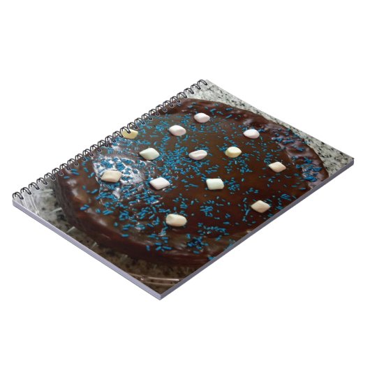 Schokoladenkuchen Notizblock (Linke Seite)