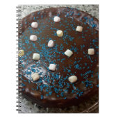 Schokoladenkuchen Notizblock (Vorderseite)