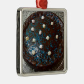 Schokoladenkuchen Ornament Aus Metall (Rechts)