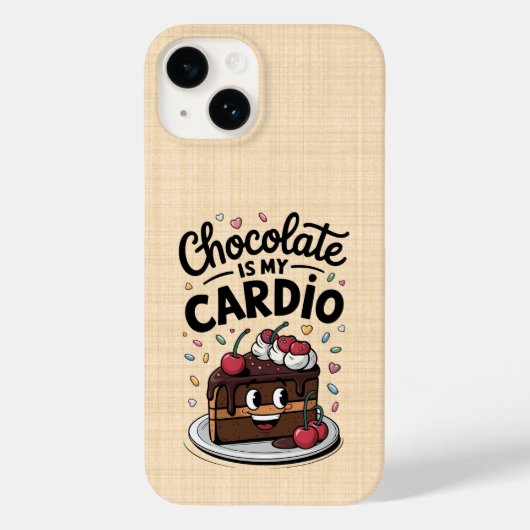 Schokoladenkuchen-Party Case-Mate iPhone Hülle (Rückseite)