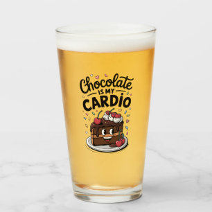 Schokoladenkuchen-Party Glas