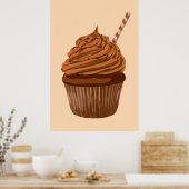 Schokoladenkuchen Poster (Küche)