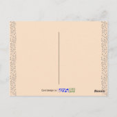 Schokoladenkuchen Postkarte (Rückseite)