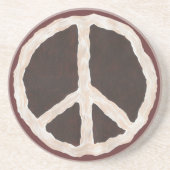 Schokoladenkuchen, Sahne, Untersetzer (Vorne)