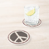 Schokoladenkuchen, Sahne, Untersetzer (Seite)