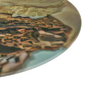 Schokoladenkuchen Schneidebrett (Ecke)