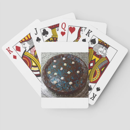Schokoladenkuchen Spielkarten (Rückseite)
