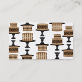 Schokoladenkuchen Visitenkarte (Rückseite)