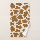 Schokoladenkuh Badhandtuch Set (Handtuch)