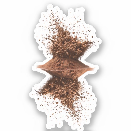 Schokoladenkunst Aufkleber (Vorderseite)