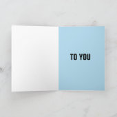 SCHOKOLADENKUPCAKE BIRTHDAY CARD KARTE (Innenseite)