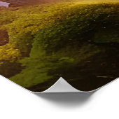 Schokoladenkuppeldorf im Berg | Art der AI Poster (Ecke)