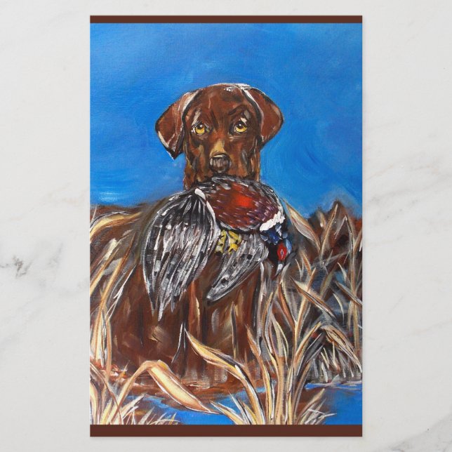 SCHOKOLADENLABRADOR (Vorderseite)