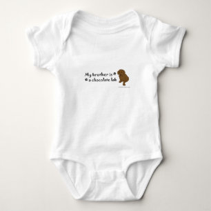 SchokoladenLabrador Baby Strampler
