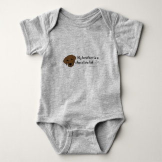 SchokoladenLabrador Baby Strampler