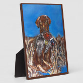 SCHOKOLADENLABRADOR FOTOPLATTE (Seite)