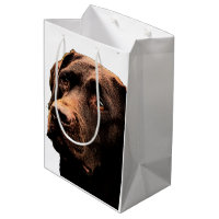 Schokoladenlabrador-Geschenktasche