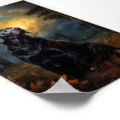 Schokoladenlabrador Poster (Ecke)