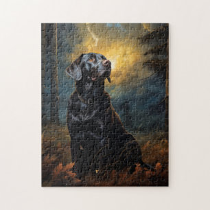 Schokoladenlabrador Puzzle