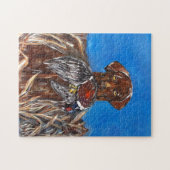 SCHOKOLADENLABRADOR-RETRIEVER PUZZLE (Horizontal)