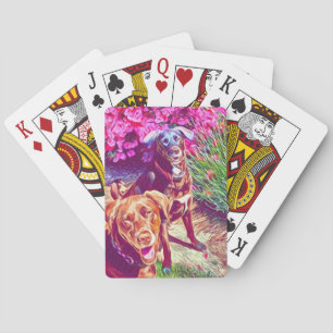 SchokoladenLabrador Spielkarten
