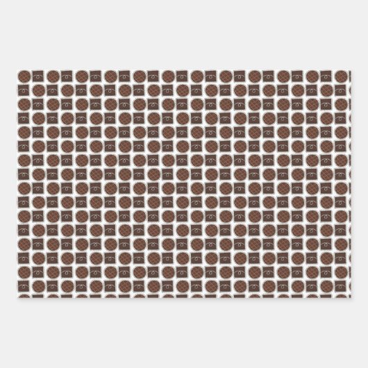 Schokoladenladen Schokolade Schokolade Geschenkpapier Set (Vorderseite)