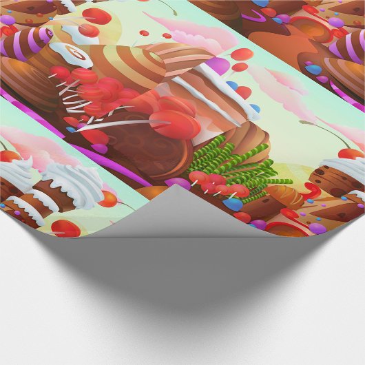 Schokoladenland Geschenkpapier