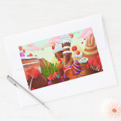 Schokoladenland Rechteckiger Aufkleber