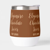 Schokoladenliebhaber-Cream-Script Personalisierter (Links)