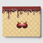 Schokoladenliebhaber, Kirschkuchen Gästebuch (Rückseite)