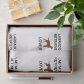 Schokoladenliebhaber Labrador Seidenpapier (Geschenk)