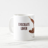 Schokoladenliebhaber-Löffelschale Kaffeetasse (Vorderseite Links)