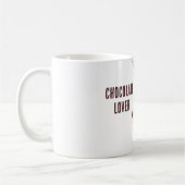 Schokoladenliebhaber-Löffelschale Kaffeetasse (Links)