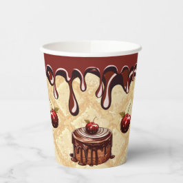 Schokoladenliebhaber, Party-Becher, Schokoladenkir Pappbecher