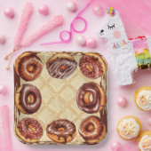 Schokoladenliebhaber, Schokoladendach Pappteller (Party)