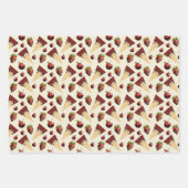 Schokoladenliebhaber - Set für die Kirschverpackun Geschenkpapier Set (Vorderseite)