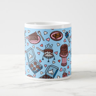 Schokoladenliebhaber süß Jumbo-Tasse