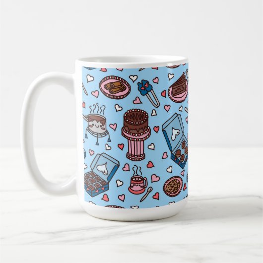 Schokoladenliebhaber süß kaffeetasse (Links)